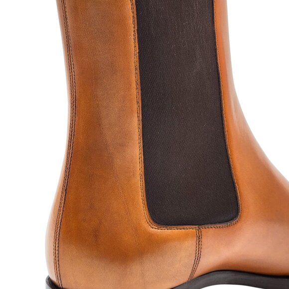 Christian Louboutin Antonio Chelsea Leather Boots - Brown EU 41.5 / US 8.5 $1350 - Picture 9 of 9
